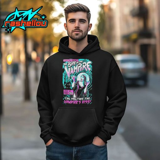 Fright Fest The Bite Of The Vampire Love At First Pop Can You Take The Vampire’s Kiss Six Flags Shirt