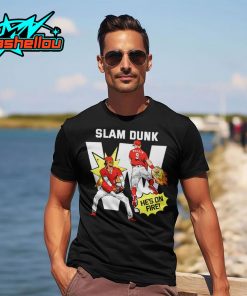 Cincinnati Reds Slam Dunk He’s on Fire Shirt