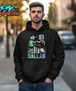 Jason Robertson Dallas Stars x Luka Doncic Dallas Mavericks Skyline Shirt