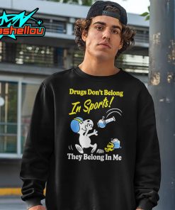 Snoopy And Woodstock Drugs Dont Belong In Sports They Belong In My The Peanuts Shirt 2