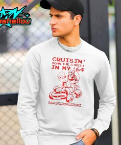 Super Mario Cruisin’ Down The Street In My ’64 Thumbs Shirt